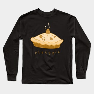 Platypus pie - platypie Long Sleeve T-Shirt